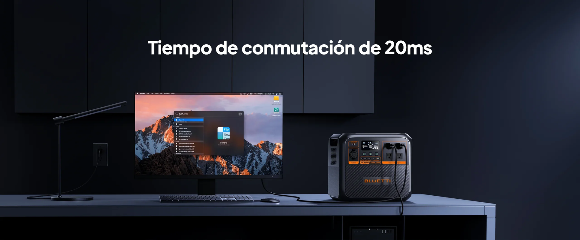 BLUETTI AC180P Estación de energía portátil | 1,800 W 1,440 Wh